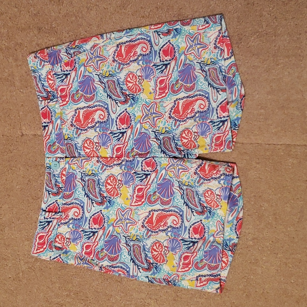 Talbots Women's Marine Print The Weekend Shorts